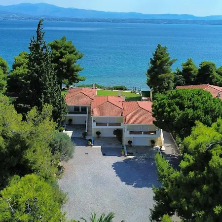 Evia Blue Paradise, Sea Front, Beachfront Villa, Frontline Villa, Eretria, Evia, Greece Chalkís