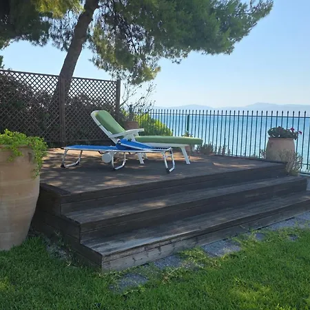Villa Evia Blue Paradise, Sea Front, Beachfront Villa, Frontline Villa, Eretria, Evia, Greece *