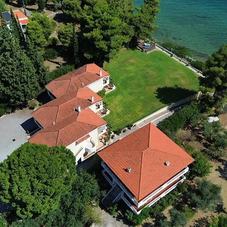 Villa Evia Blue Paradise, Sea Front, Beachfront Villa, Frontline Villa, Eretria, Evia, Greece *